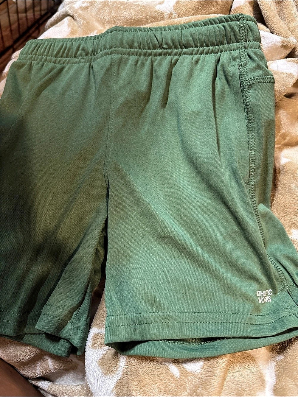 Athletic Works Athletic Shorts Green Size XS (4-5)